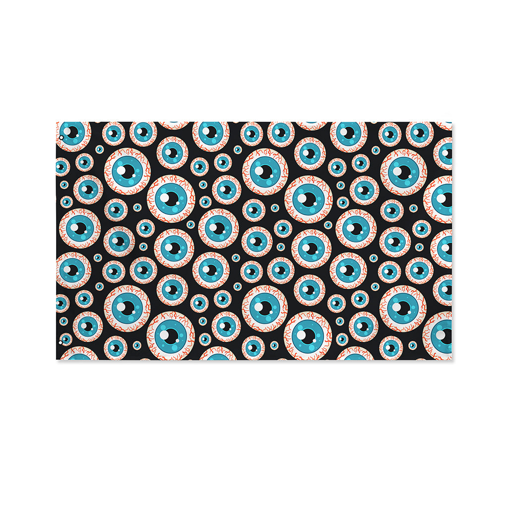 Creepy Eyeball Pattern Print Polyester Flag