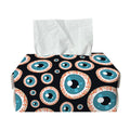 Creepy Eyeball Pattern Print Rectangle Tissue Box Cover