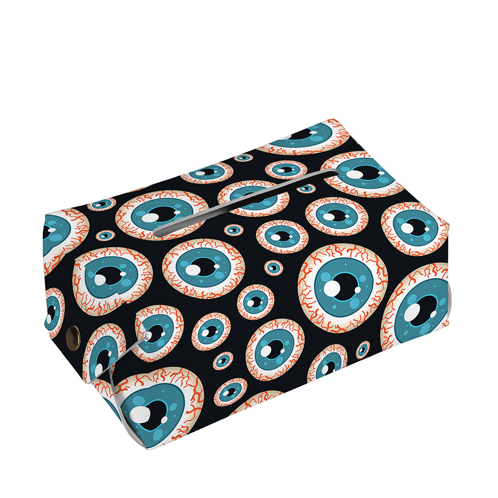 Creepy Eyeball Pattern Print Rectangle Tissue Box Cover