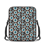 Creepy Eyeball Pattern Print Rectangular Crossbody Bag
