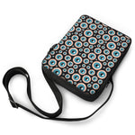 Creepy Eyeball Pattern Print Rectangular Crossbody Bag
