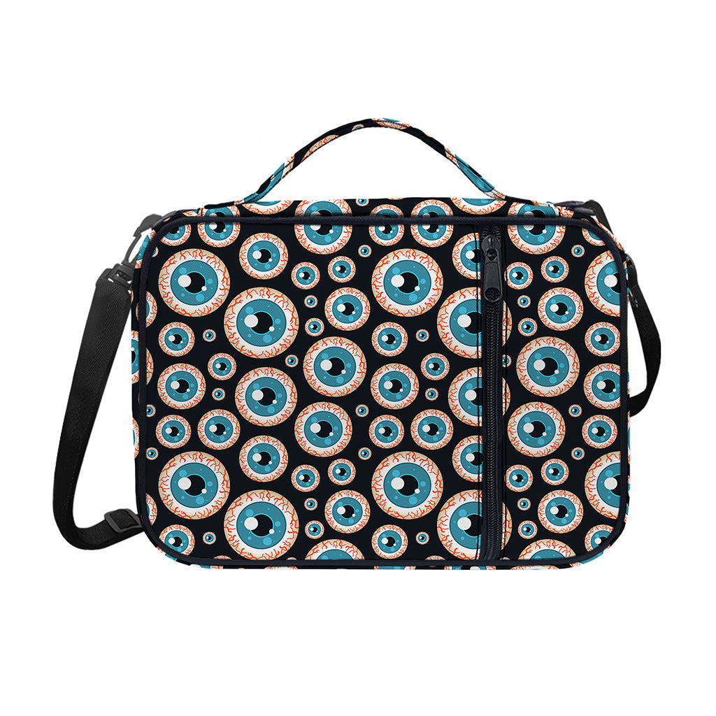 Creepy Eyeball Pattern Print Shoulder Strap Bible Bag