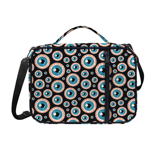 Creepy Eyeball Pattern Print Shoulder Strap Bible Bag