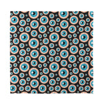 Creepy Eyeball Pattern Print Silk Bandana