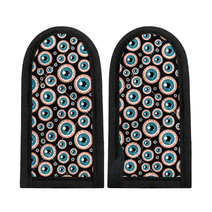 Creepy Eyeball Pattern Print Skillet Handle Cover