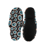 Creepy Eyeball Pattern Print Slippers