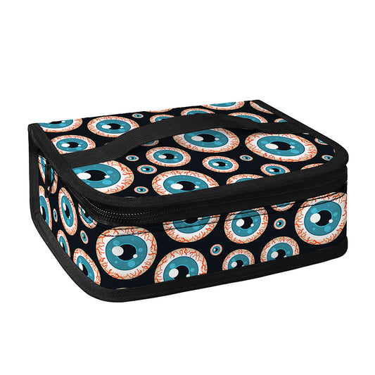 Creepy Eyeball Pattern Print Small Lunch Bag