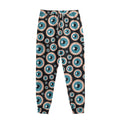 Creepy Eyeball Pattern Print Sweatpants