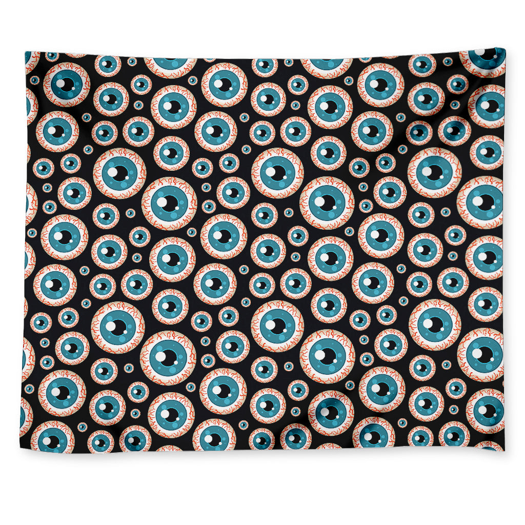 Creepy Eyeball Pattern Print Tapestry