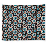 Creepy Eyeball Pattern Print Tapestry