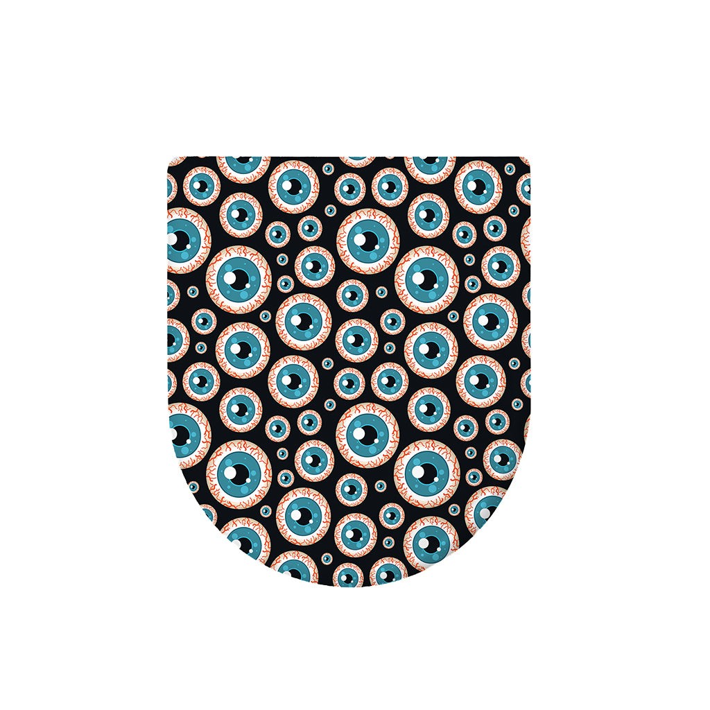 Creepy Eyeball Pattern Print Toilet Lid Cover