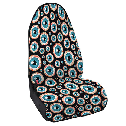 Creepy Eyeball Pattern Print Waterproof Car Seat Cover