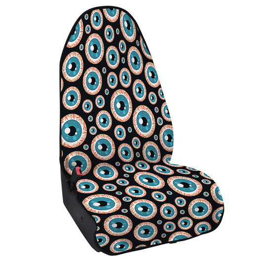 Creepy Eyeball Pattern Print Waterproof Car Seat Cover