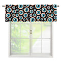 Creepy Eyeball Pattern Print Window Valance
