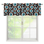 Creepy Eyeball Pattern Print Window Valance