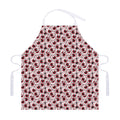 Creepy Red Eyeball Pattern Print Adjustable Apron