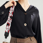 Creepy Red Eyeball Pattern Print Bag Strap