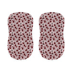 Creepy Red Eyeball Pattern Print Bar Stool Covers