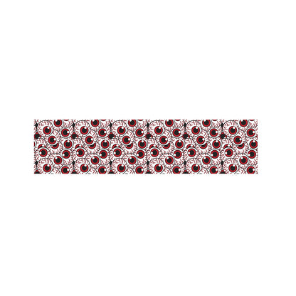 Creepy Red Eyeball Pattern Print Bed Runner