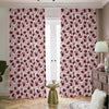 Creepy Red Eyeball Pattern Print Blackout Pencil Pleat Curtains