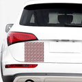 Creepy Red Eyeball Pattern Print Car Sticker