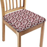 Creepy Red Eyeball Pattern Print Chair Cushion Cover