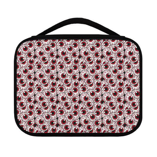 Creepy Red Eyeball Pattern Print Classic Bible Case