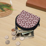 Creepy Red Eyeball Pattern Print Coin Purse