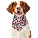 Creepy Red Eyeball Pattern Print Dog Bandana