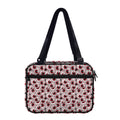 Creepy Red Eyeball Pattern Print Double Strap Bible Bag