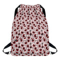 Creepy Red Eyeball Pattern Print Drawstring Backpack