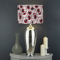 Creepy Red Eyeball Pattern Print Drum Lamp Shade
