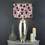 Creepy Red Eyeball Pattern Print Drum Lamp Shade