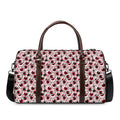 Creepy Red Eyeball Pattern Print Duffel Bag
