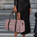 Creepy Red Eyeball Pattern Print Duffle Bag
