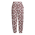 Creepy Red Eyeball Pattern Print Fleece Lined Knit Pants