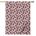 Creepy Red Eyeball Pattern Print House Flag