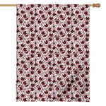 Creepy Red Eyeball Pattern Print House Flag