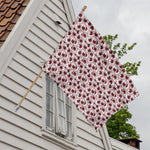 Creepy Red Eyeball Pattern Print House Flag