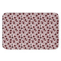 Creepy Red Eyeball Pattern Print Indoor Door Mat