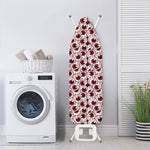 Creepy Red Eyeball Pattern Print Ironing Board Cover