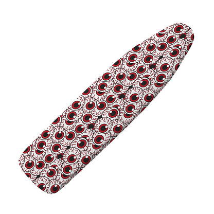 Creepy Red Eyeball Pattern Print Ironing Board Cover