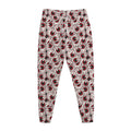 Creepy Red Eyeball Pattern Print Jogger Pants