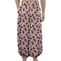 Creepy Red Eyeball Pattern Print Lantern Pants