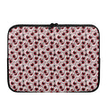 Creepy Red Eyeball Pattern Print Laptop Sleeve