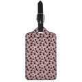Creepy Red Eyeball Pattern Print Luggage Tag