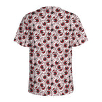 Creepy Red Eyeball Pattern Print Men's Sports T-Shirt