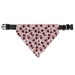 Creepy Red Eyeball Pattern Print Over The Collar Dog Bandana