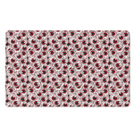 Creepy Red Eyeball Pattern Print Polyester Doormat