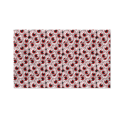 Creepy Red Eyeball Pattern Print Polyester Flag
